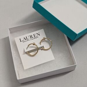 Lauren Ralph Lauren Gold Hoop Earrings